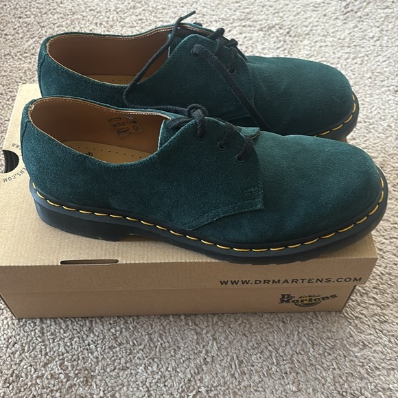 Dr Martens green suede 1461 - Picture 2 of 7